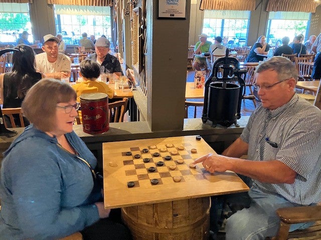 Checkers at Cracker Barrel